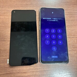 奈良市大宮町 OPPORENO9A フロントパネル交換