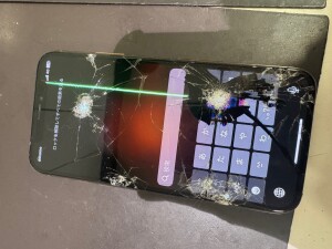 iPhoneの画面割れ修理