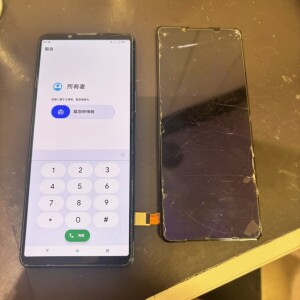 奈良県奈良市大宮町 Xperia5Ⅲ 液晶交換修理