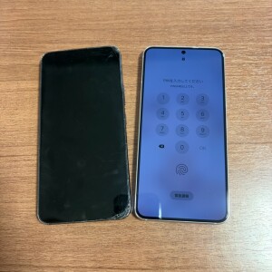 奈良県奈良市あやめ池　GalaxyS22　液晶故障修理