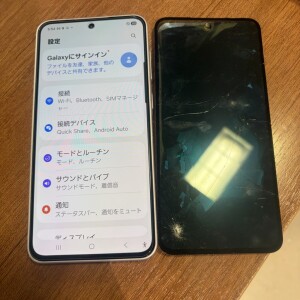 奈良県奈良市あやめ池　GalaxyA36　画面修理