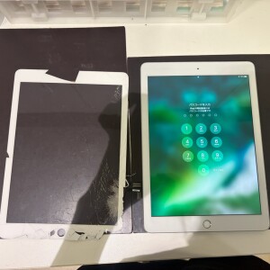 奈良県天理市荒蒔町　iPad5　ガラス交換修理
