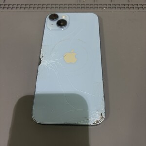 奈良県奈良市大宮町　iPhone14plus　背面割れ修理